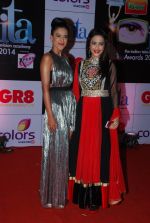 Dimple Jhangiani at ITA Awards red carpet in Mumbai on 1st Nov 2014